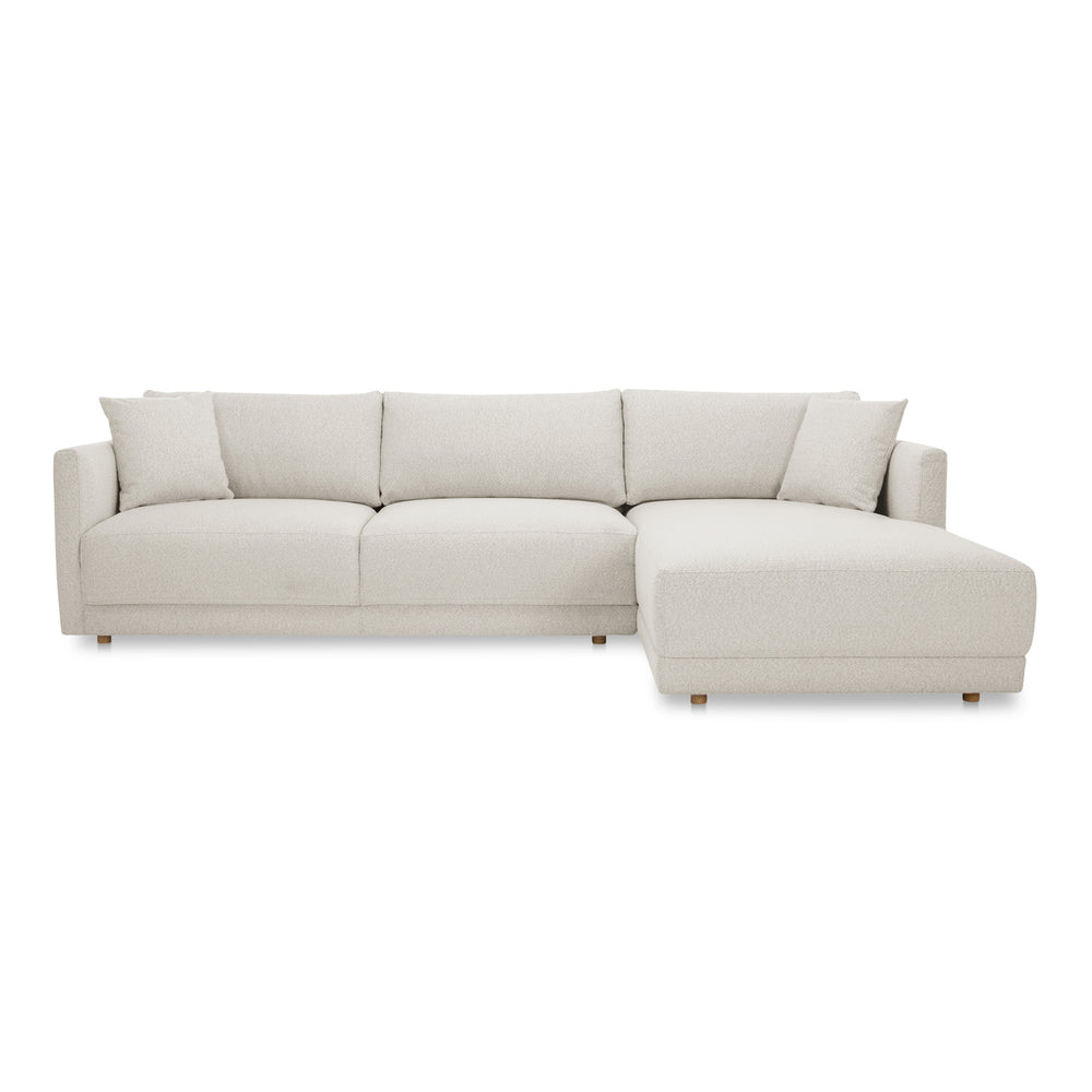Moe's Bryn Sectional Right Oyster in Beige