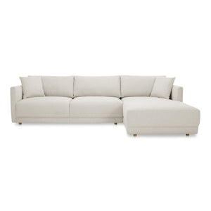 Moe's Bryn Sectional Right Oyster in Beige