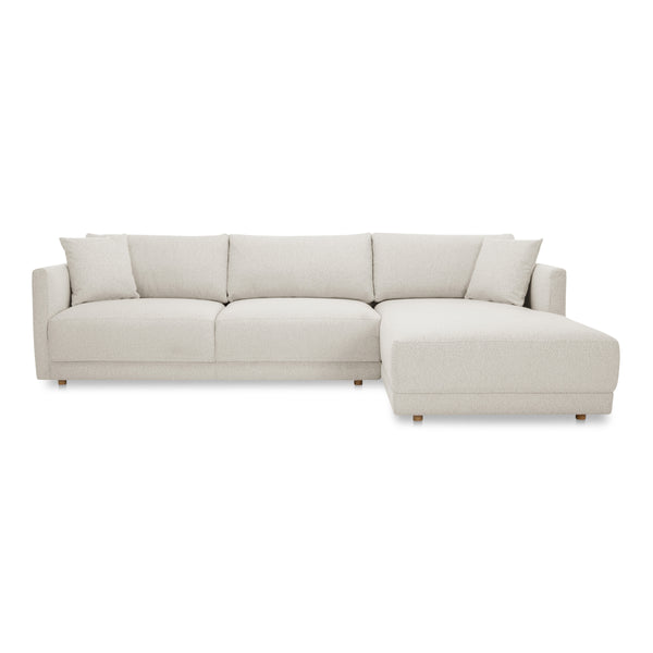 Moe's Bryn Sectional Right Oyster in Beige