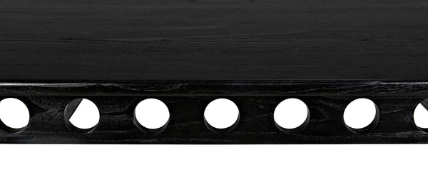 Pericles Sungkai/Mindi and Veneer Table/Desk in Charcoal Black
