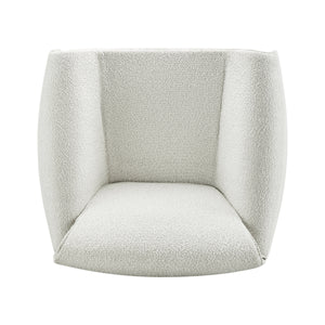 Hilda Fabric Accent Arm Chair, Boucle Beige