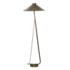 Egon Floor Lamp In Antique Brass Iron