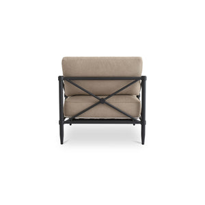 Willow Outdoor Accent Chair in Light Brown