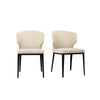 Moe's Delaney Warm Beige Dining Chair Set of 2