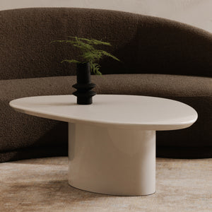 Moe's Eden Ivory Lacquer Coffee Table