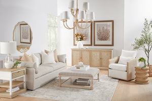 McGuire Swivel Club Chair