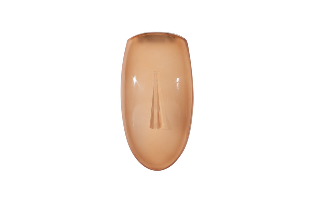 Classic Concave Cycladic Wall Art, Brown