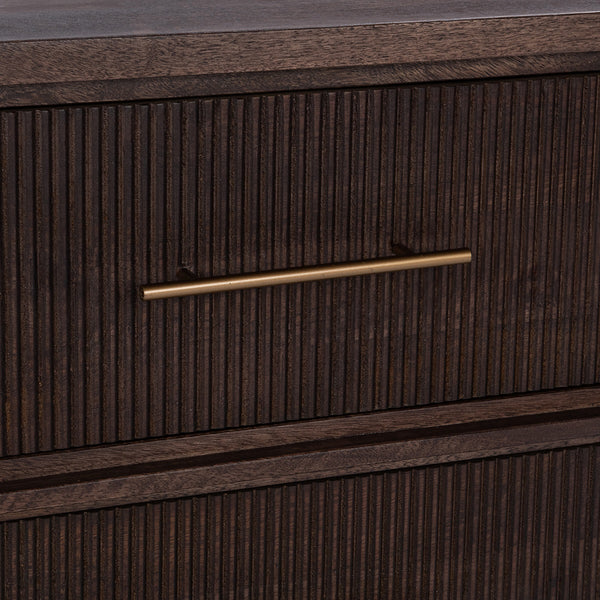 Westlake Solid Wood 2Dwr Nightstand - Kona Brown