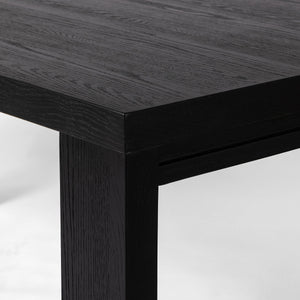 Millie Dining Table - Drifted Matte Black Veneer