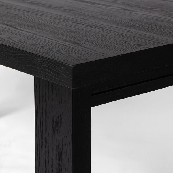 Millie Dining Table - Drifted Matte Black Veneer