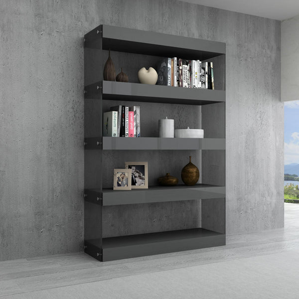 Reese Curio Unit in Grey High Gloss