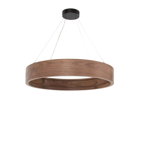 Baum Small Chandelier In Dark Walnut