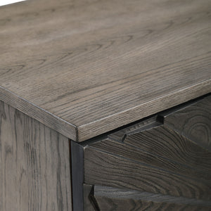 Shield Gray Oak 2 Door Cabinet