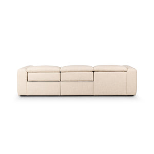 Radley Power Recliner 3-Piece Sectional W/ Chaise - Antigo Natural