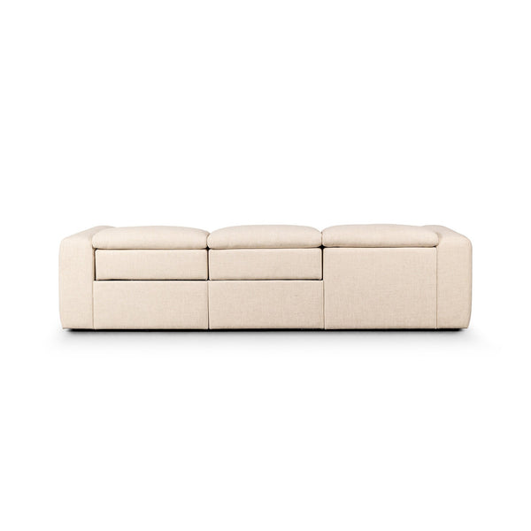 Radley Power Recliner 3-Piece Sectional W/ Chaise - Antigo Natural