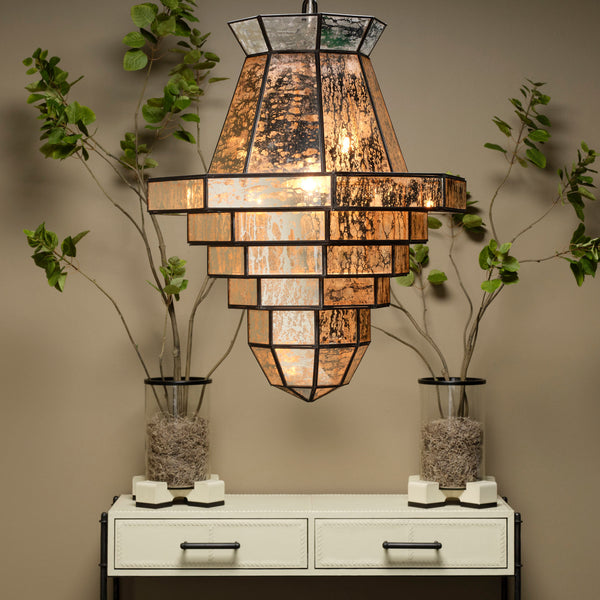 Vector Leather and Glass Hurricane, Ivory