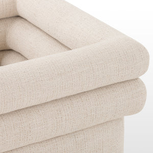 Evie Swivel Chair In Hampton Cream