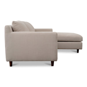 Moe's Hutton Right Sectional in Beige