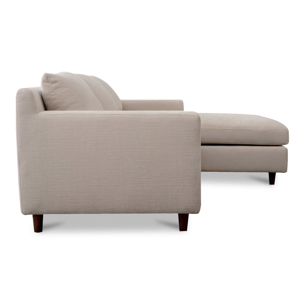 Moe's Hutton Right Sectional in Beige