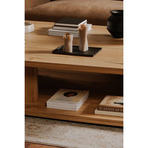 Moe's Casey Large Coffee Table in Rustic Oak