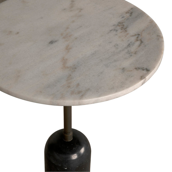 Shantu Side Table with Stone Top