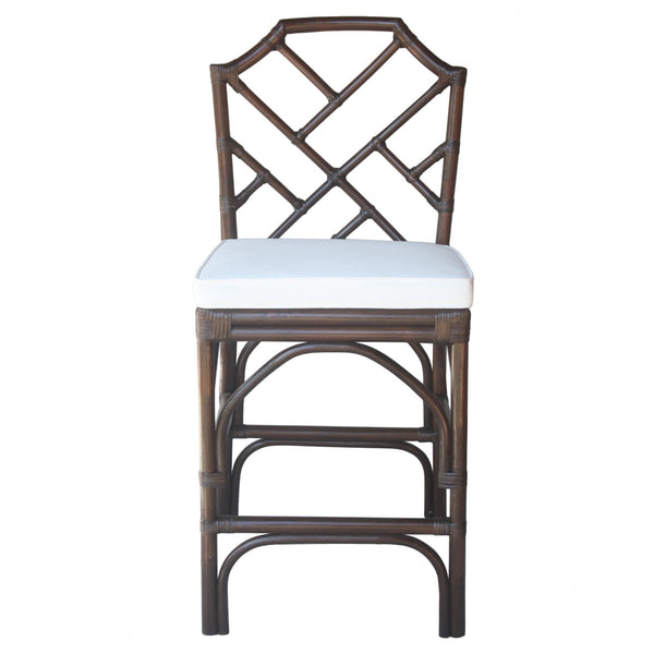 Kara Rattan Counter Stool In Paloma Brown 