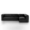 NOLITA 2-PIECE SECTIONAL-RIDER BLACK