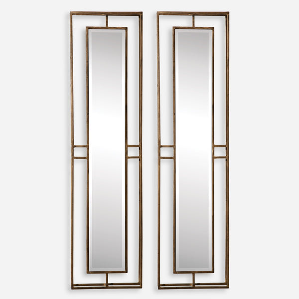 Rutledge Gold Mirrors, S/2
