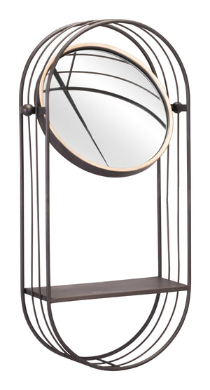 Saroni Mirror Shelf Gray