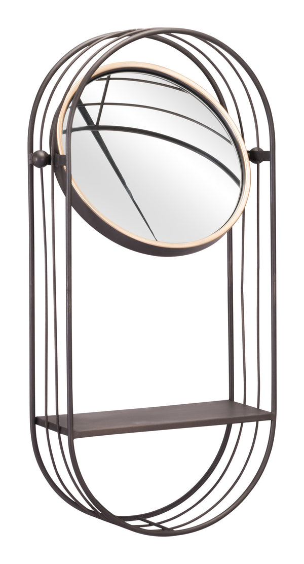 Saroni Mirror Shelf Gray