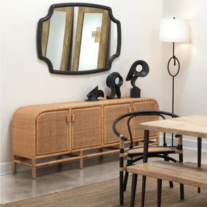 Selene Wall Mirror, Black