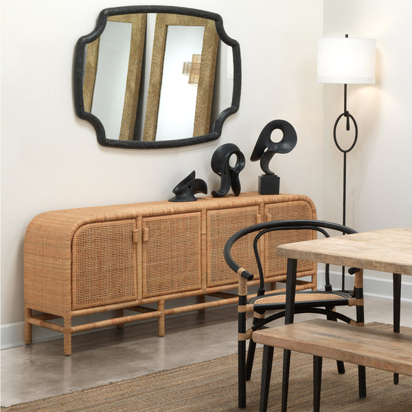 Selene Wall Mirror, Black