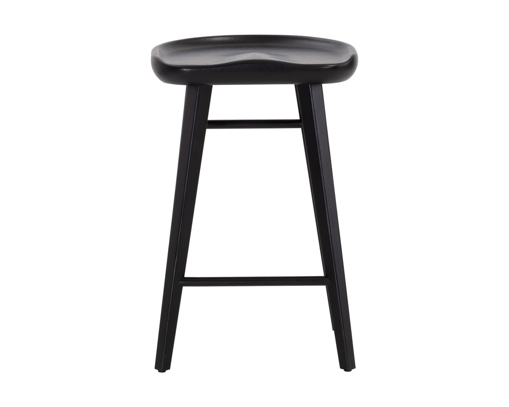 DOMINIC COUNTER STOOL - BLACK