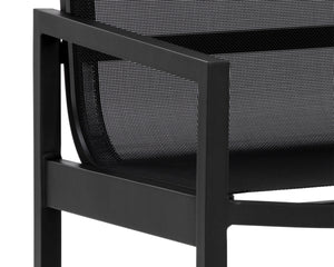 MERANO DINING ARMCHAIR - BLACK