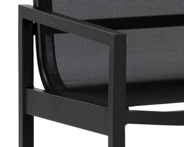 MERANO DINING ARMCHAIR - BLACK
