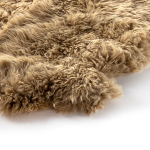 Lalo Lambskin Rug In Beige Lambskin In 3.25X6