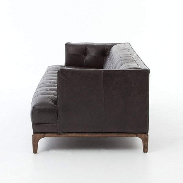 DYLAN LEATHER SOFA-RIDER BLACK