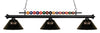 Shark 3 Light Billiard Light in Matte Black Finish