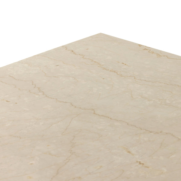 Arum Dining Table In Cream Marble
