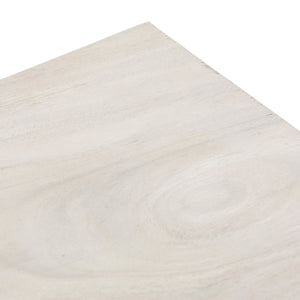 Fausto End Table In Bleached Guanacaste