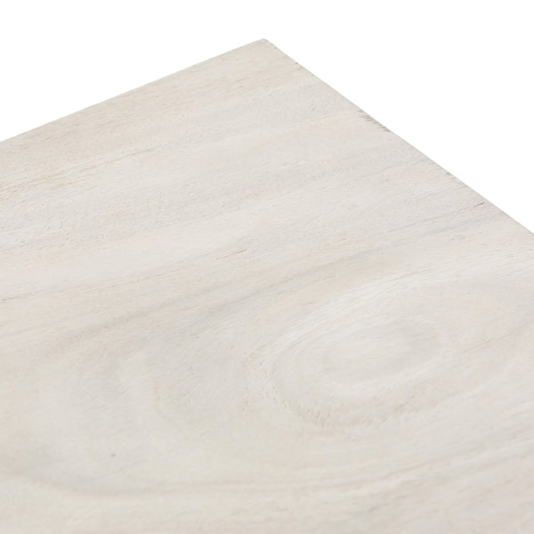 Fausto End Table In Bleached Guanacaste