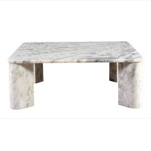 Moe's Segment Coffee Table in Ashen Grey Marble