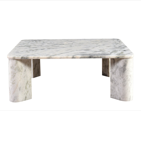Moe's Segment Coffee Table in Ashen Grey Marble
