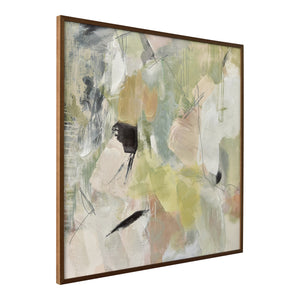 Moe's Serendipity Framed Multicolor Painting