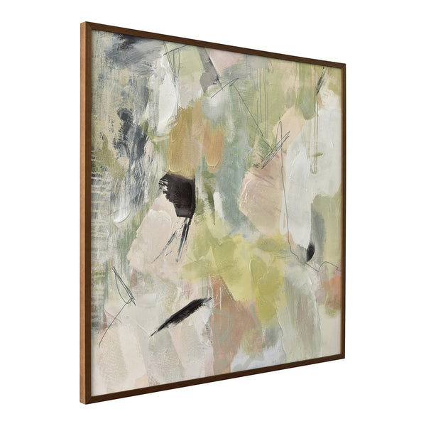 Moe's Serendipity Framed Multicolor Painting