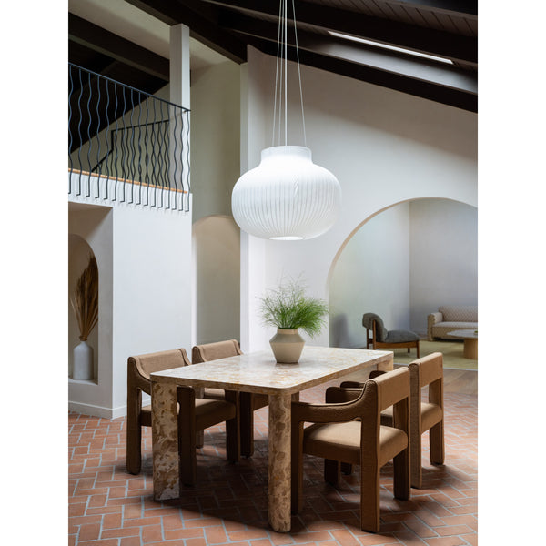 Moe's Segment Dining Table in Panther Stone Beige