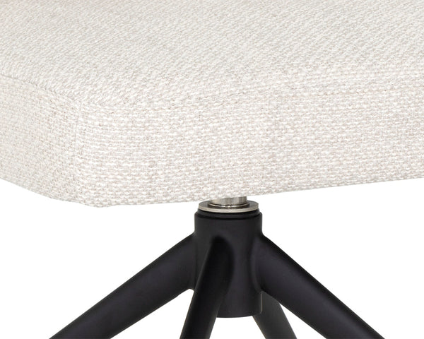 BRETTA SWIVEL DINING CHAIR - MOTO STUCCO