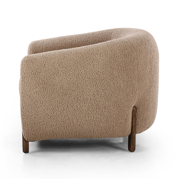 Lyla Chair In Sheepskin Camel