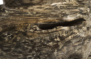 Teak Bowl Black Wash