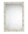 Heron Mother of Pearl Rectangle Wall Mirror